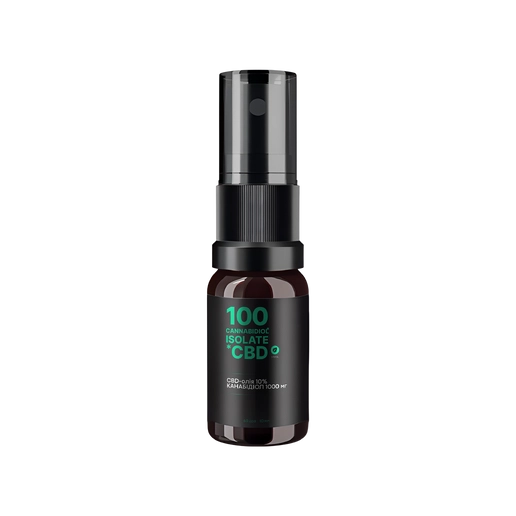 CBD isolate-олія 10%, 1000 мг, 60 доз, 10 мл, м'ята